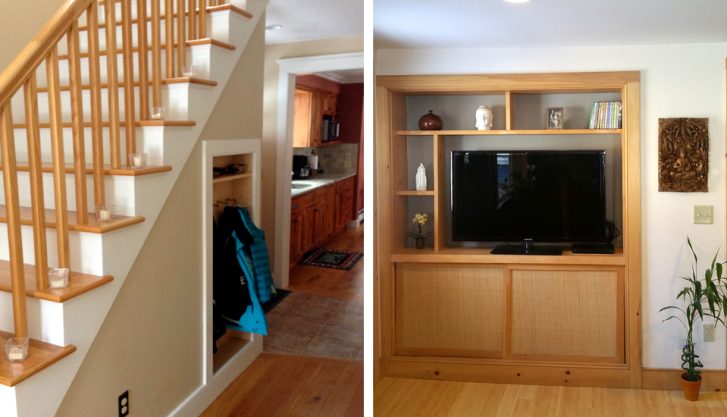 storage solutions custom built-ins residential contractor home builder woodstock vermont upper valley nh quechee vermont